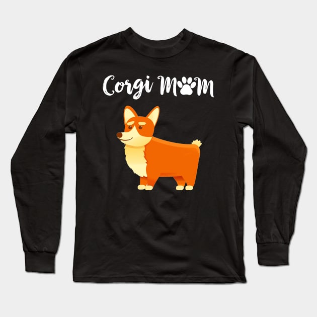 Corgi Mom (168) Long Sleeve T-Shirt by Darioz